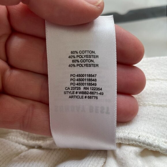 SUNDAY Best Baby Waffle Jogger Waffle Knit Pants High Rise White XXS - Picture 8 of 9